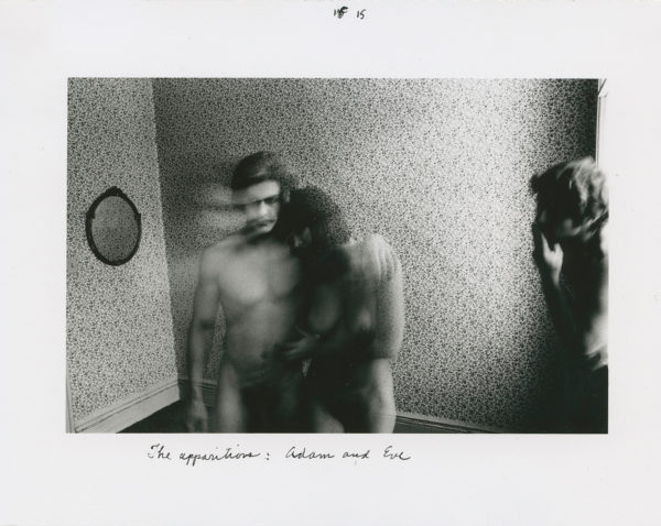 Duane Michals, The Journey of the Spirit After Death (detail), 1971. Gelatin silver print. © Duane Michals. Courtesy of DC Moore Gallery, New York