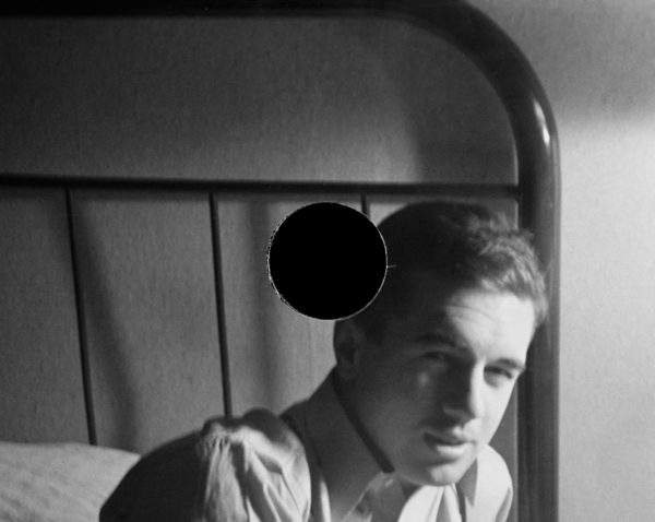 William E. Jones, Punctured, 2010. Sequence of digital files, black and white, silent, 4 min., 56 sec., loop. Courtesy of the artist and David Kordansky Gallery, Los Angeles