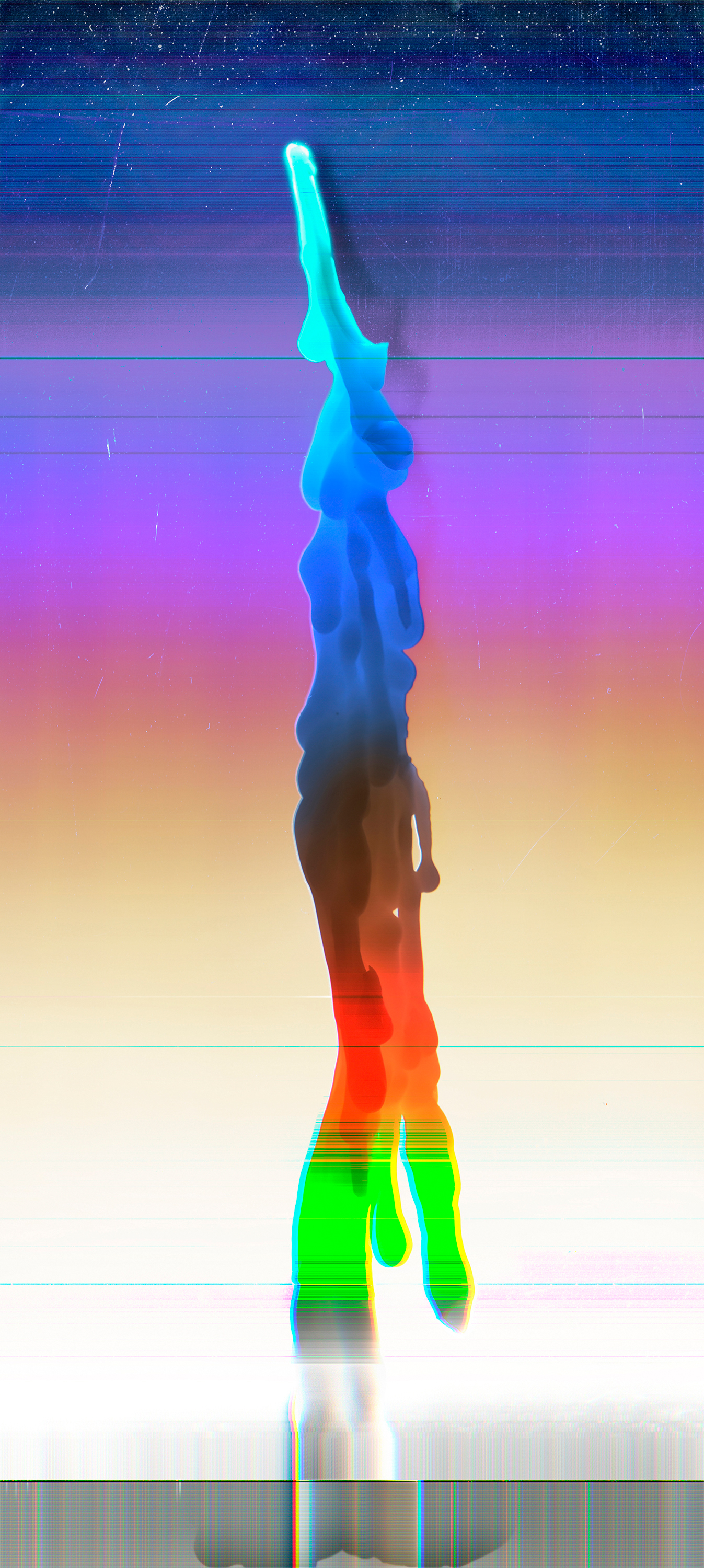 Franz Jantzen, Wotan, King of the Gods (variation no. 16), 2016. Archival digital print, 37 x 11 inches. Courtesy of the artist